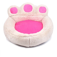 Load image into Gallery viewer, Pet Dog Cat Warm Bed Winter Lovely Bear&#39;s Paw Sleep Mat Sofa Soft Material Pet Nest Teddy Doghouse for Puppy Kitten Accessories
